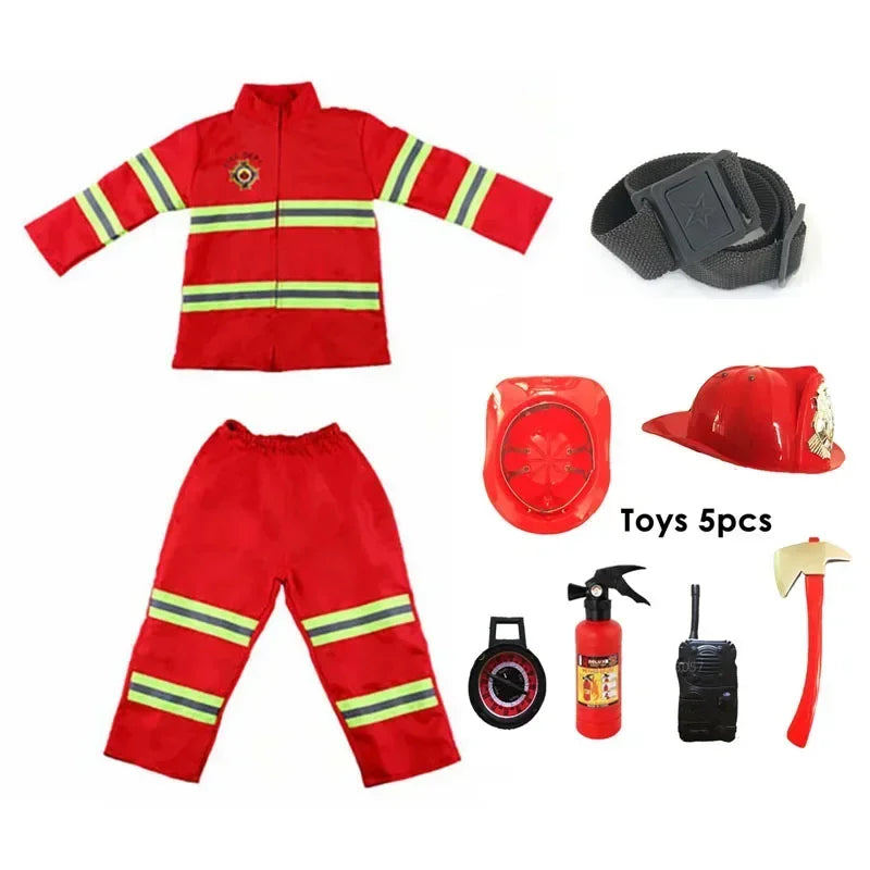 Kids’ Firefighter Role-Play Costume