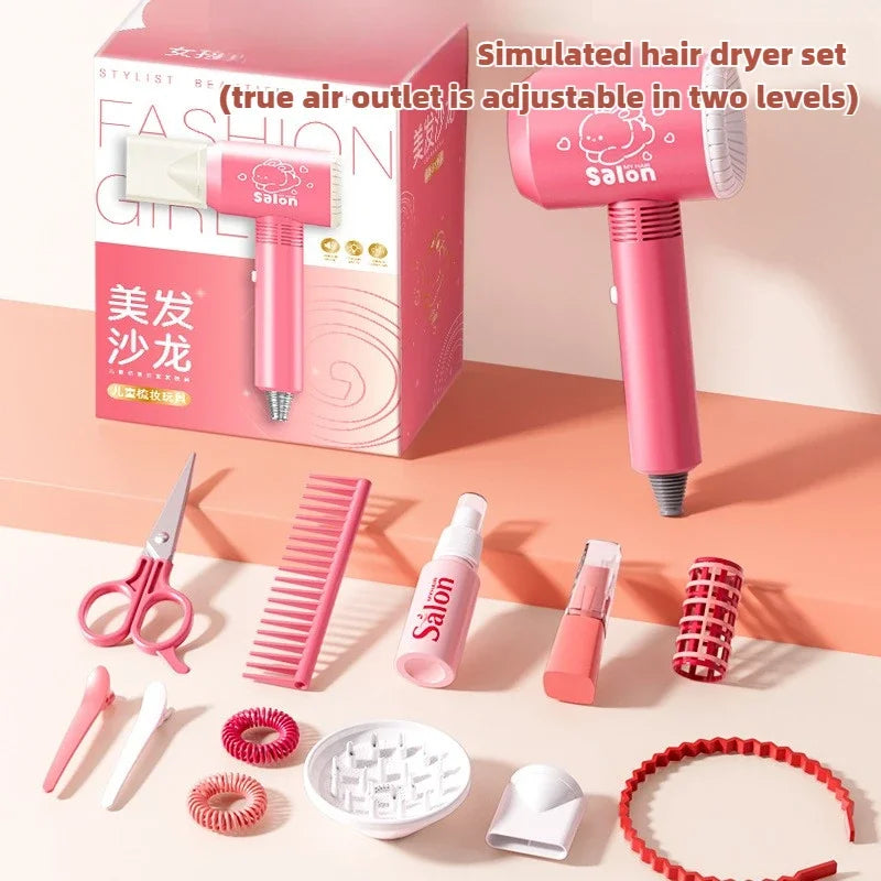 Kids’ Pretend Beauty Salon & Styling Play Set
