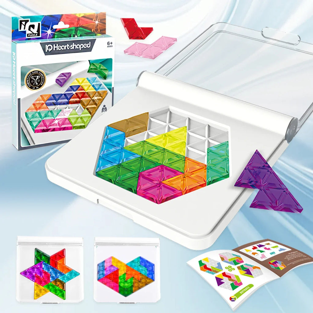 Colorful Logic & Shape Puzzle Tabletop Game
