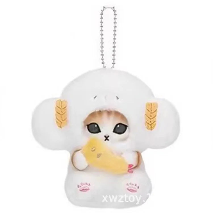 Mofusand x Sanrio Plush Keychain Bag Charm