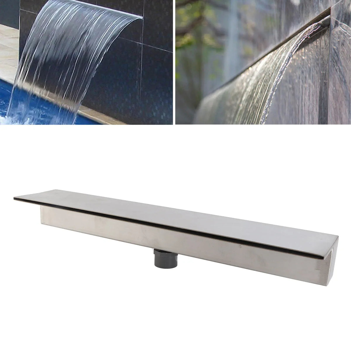 304 Stainless Steel Waterfall Spillway Fountain Outlet