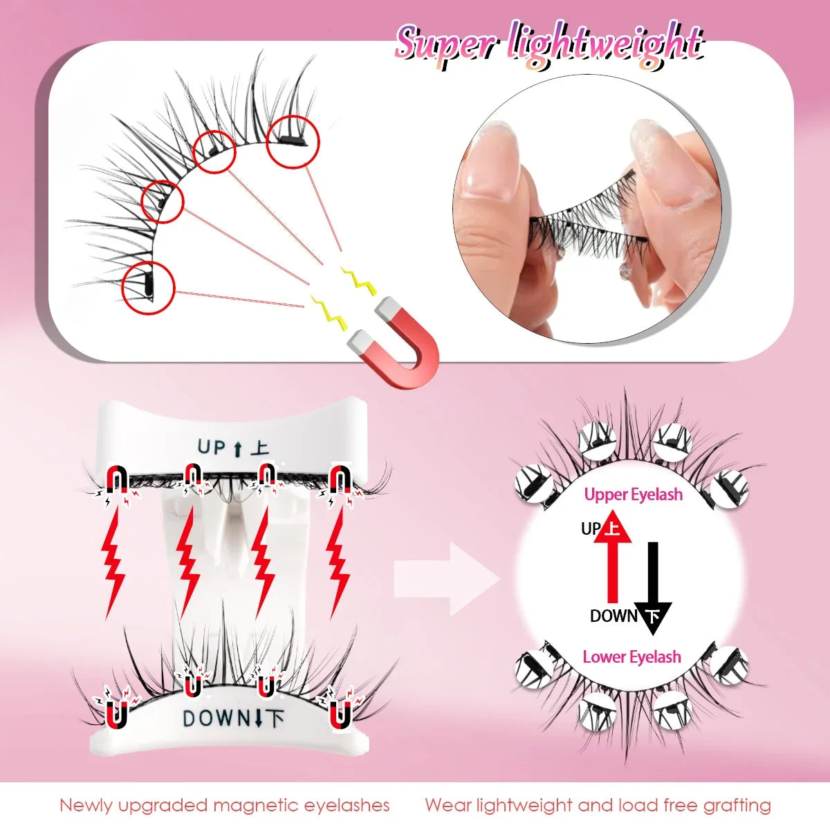 Magnetic False Eyelash Set