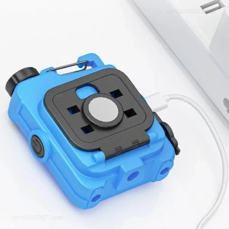 SMILING SHARK Magnetic Clip LED Running & Camping Light