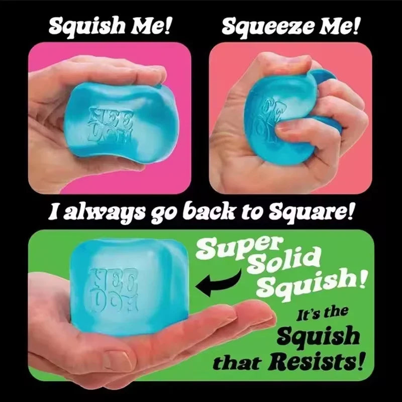 NeeDoh Cube Sensory Squishy Toy