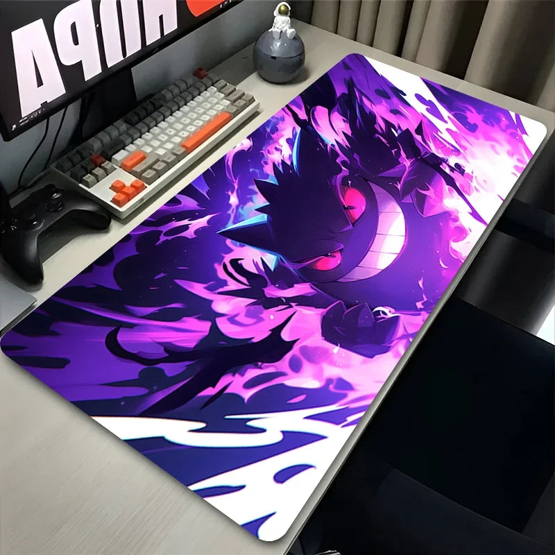 Gengar Purple Gaming Mouse Pad & Large Desk Mat