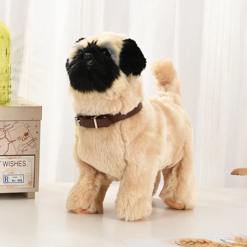 Interactive Walking Plush Dog with Music & Touch Control