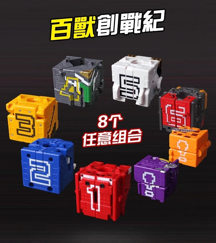 Math Cube Transforming STEM Building Toy