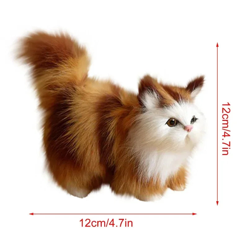 Realistic Cat Plush Toy