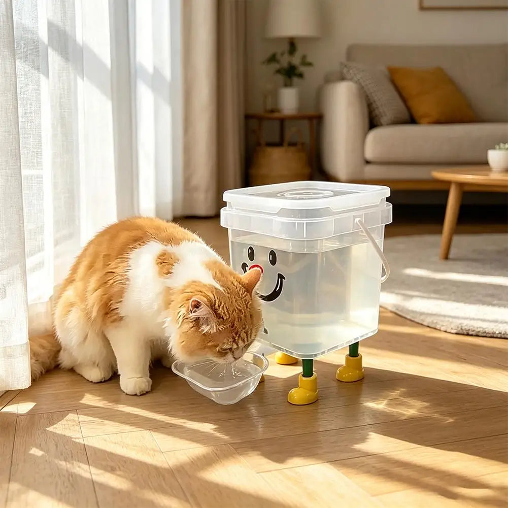 Pet Water Fountain Automatic Gravity Water Dispenser 3L Large Capacity Water Bowl for Cats Dogs Wireless Pet Drinker