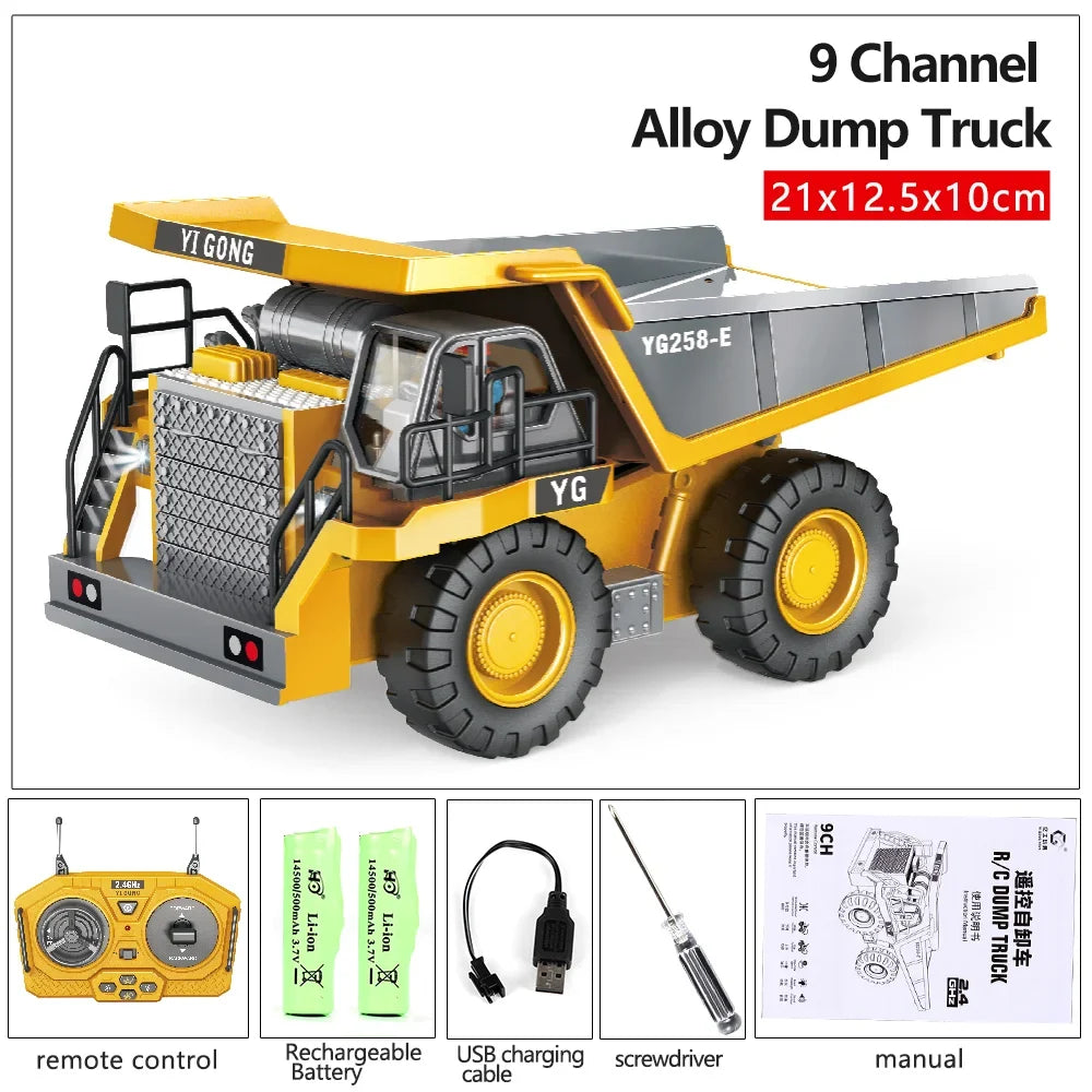 Remote-Control Excavator Toy