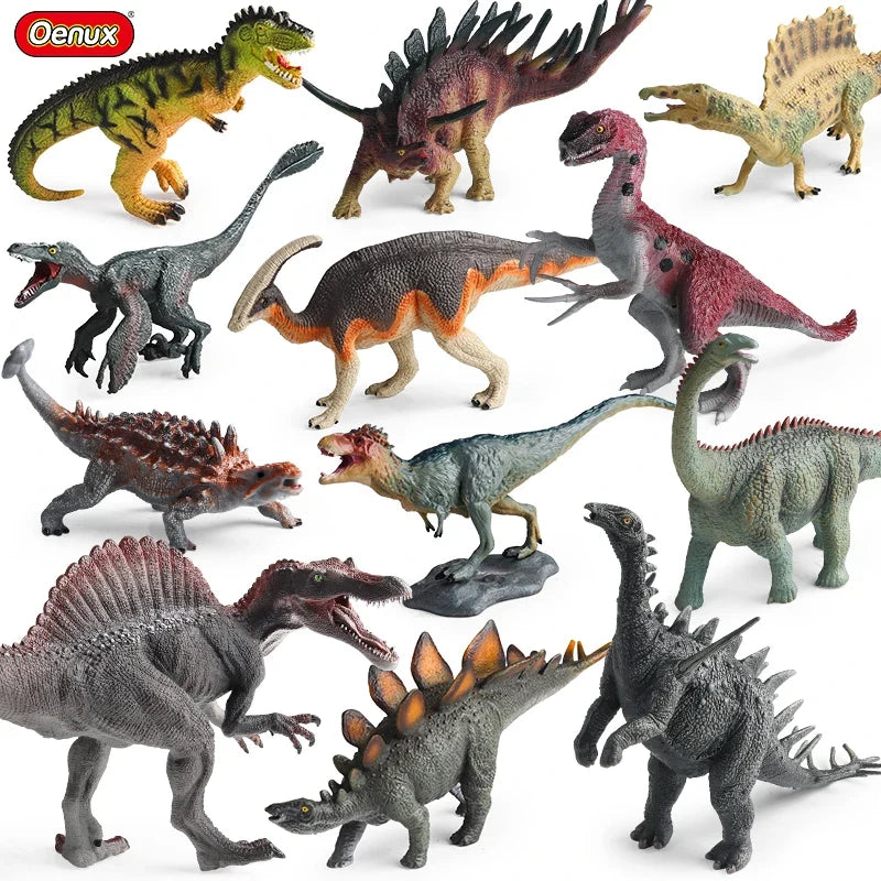 Oenux Jurassic Dinosaur Action Figure Set – 5 Pieces