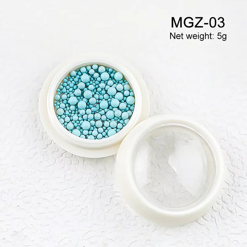 Acrylic Flower Nail Art Decorations, 5 g