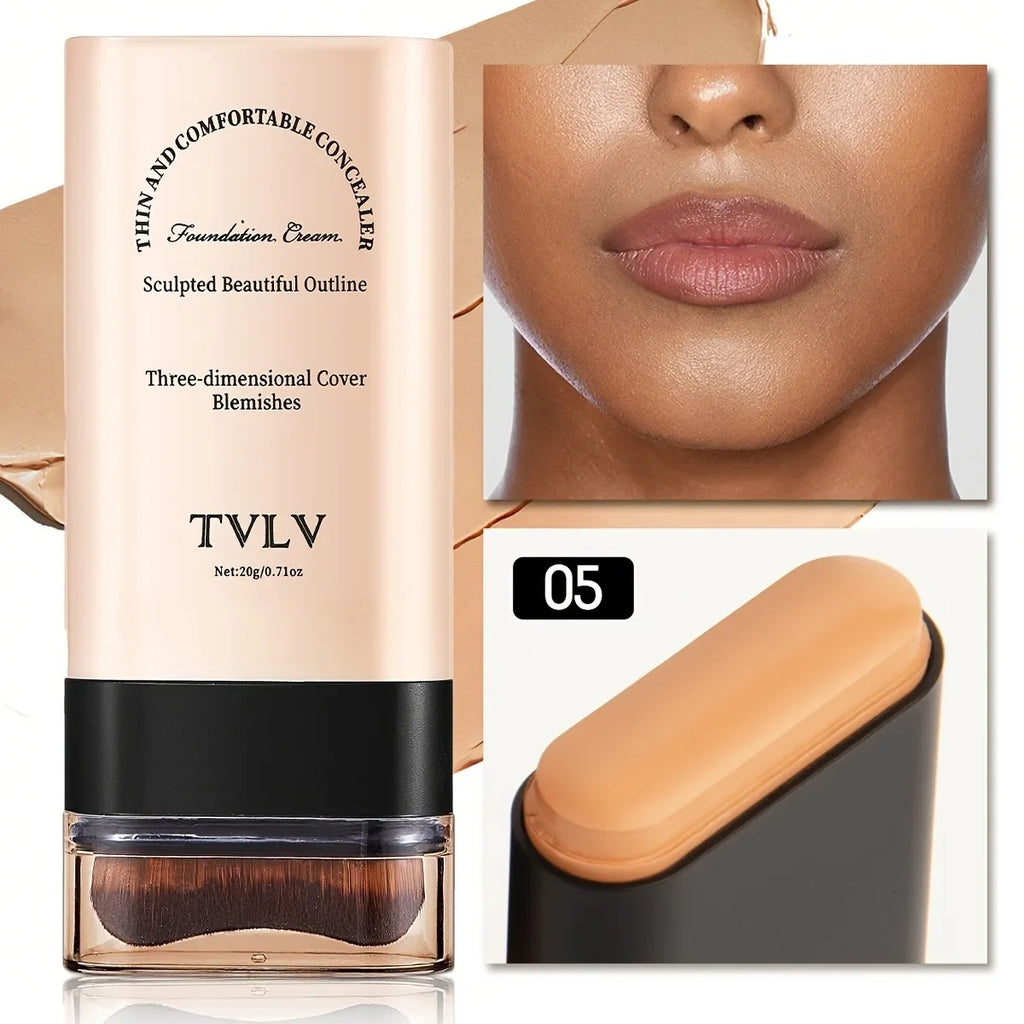 TVLV Velvet Moist Foundation Stick with Brush