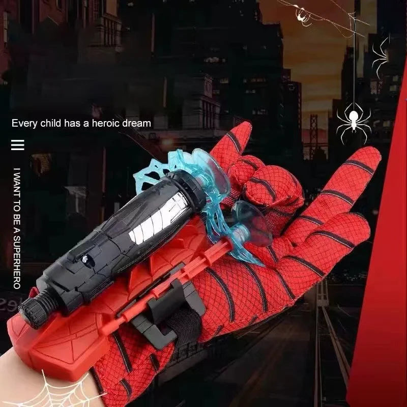 Superhero Spider Glove Wrist Launcher Toy Set