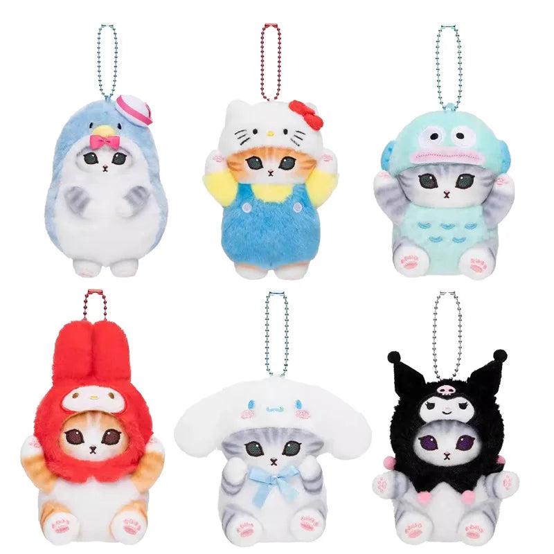 Mofusand x Sanrio Plush Keychain Bag Charm