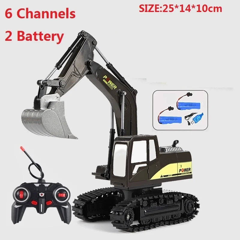 Remote-Control Excavator Toy