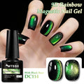 9D Rainbow Cat-Eye Magnetic Gel Nail Polish