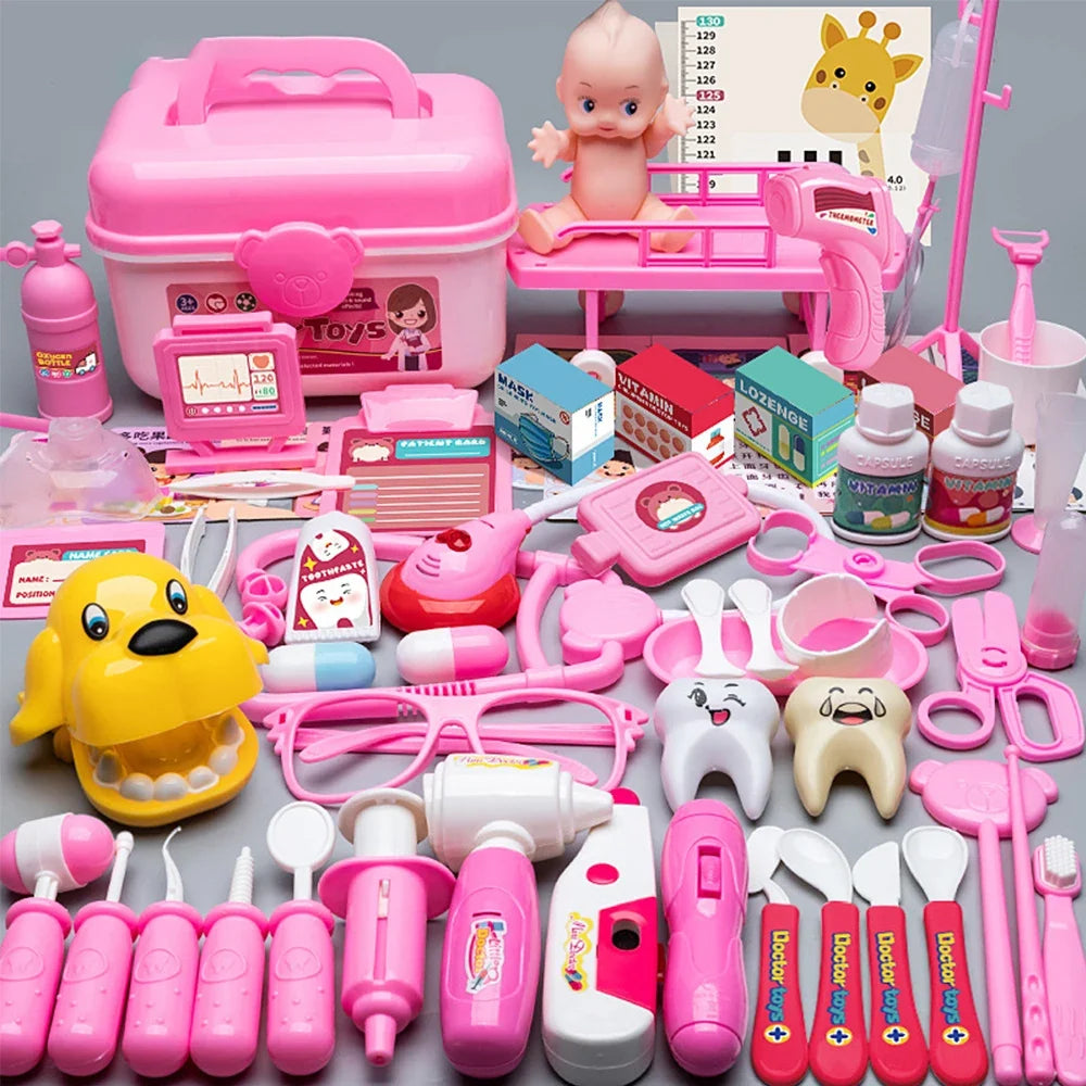 Kids’ Doctor Pretend Play Kit with Medical Accessories