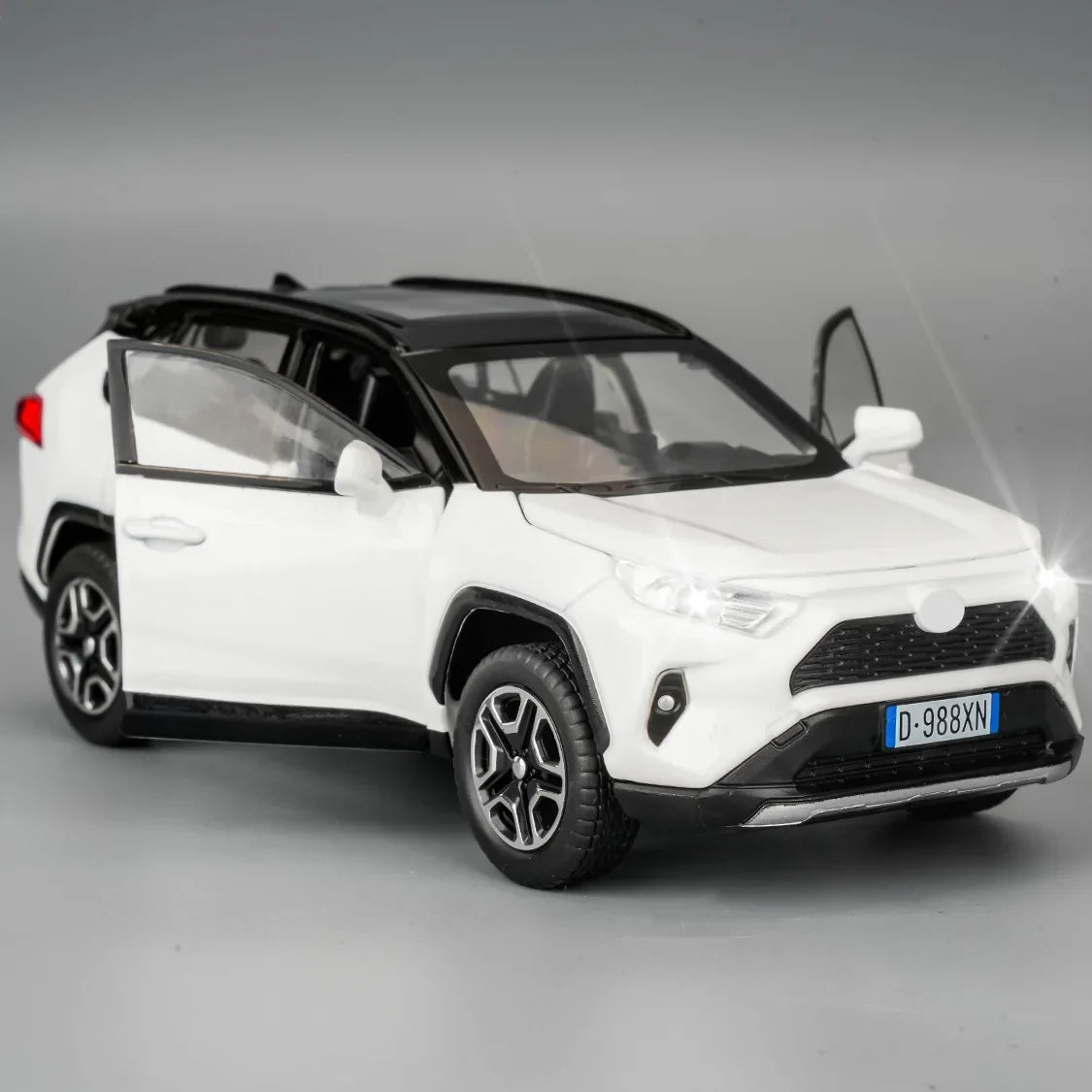 RAV4 Alloy Die-Cast Toy Car with Lights & Sound