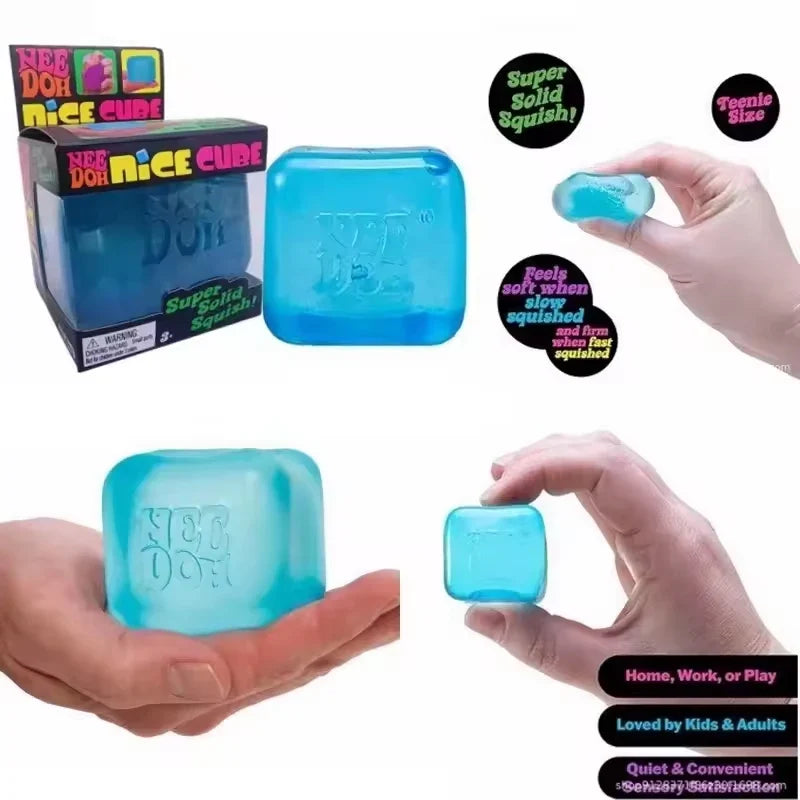 NeeDoh Cube Sensory Squishy Toy