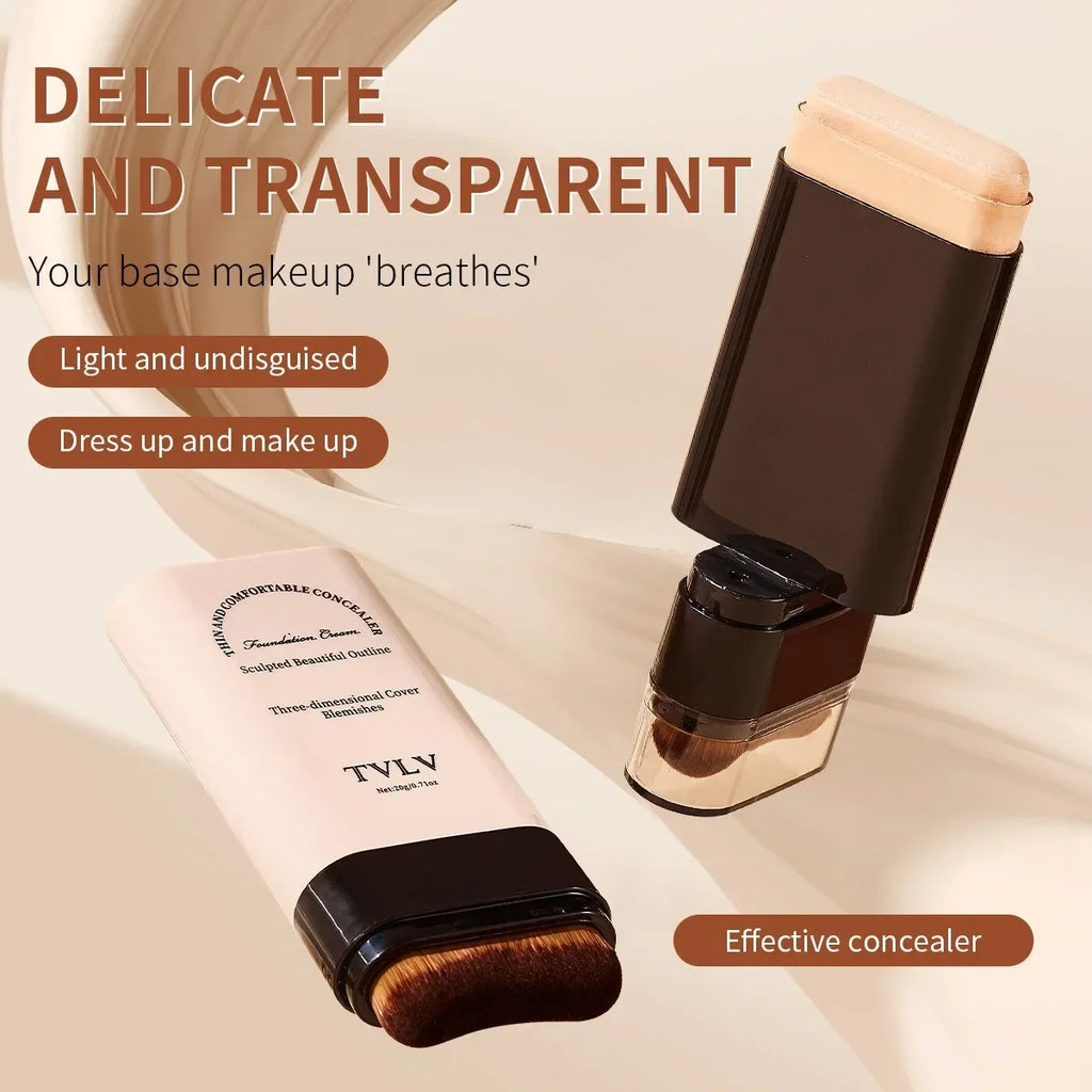 TVLV Velvet Moist Foundation Stick with Brush