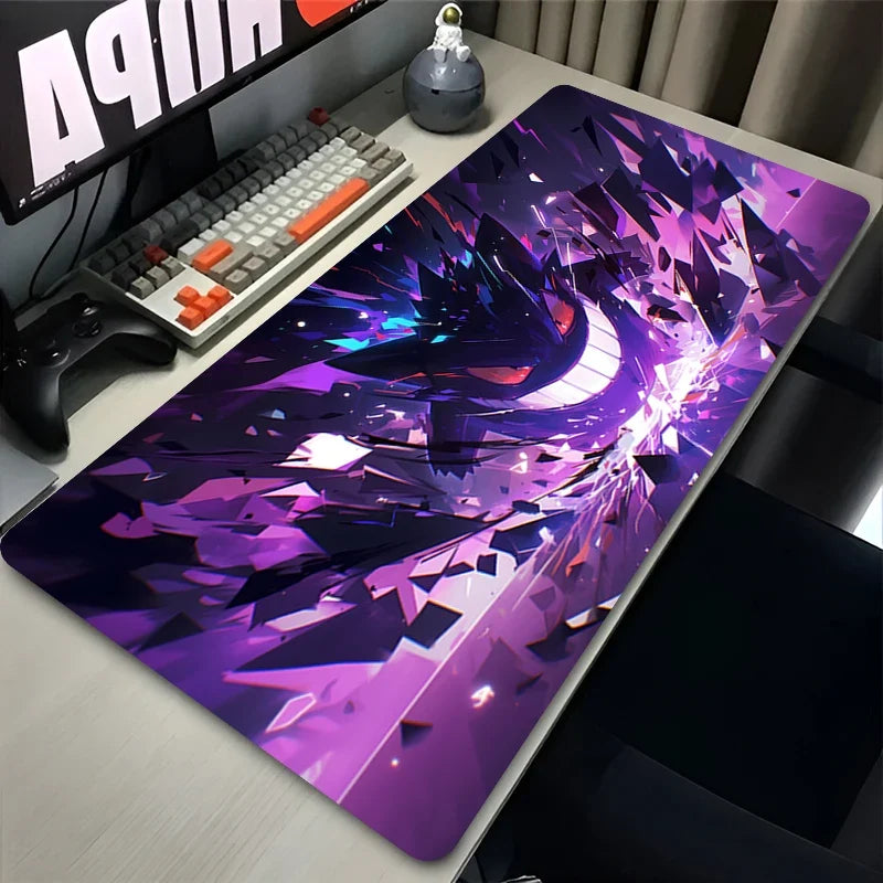 Gengar Purple Gaming Mouse Pad & Large Desk Mat