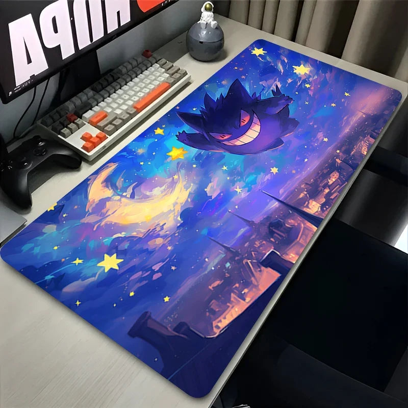 Gengar Purple Gaming Mouse Pad & Large Desk Mat