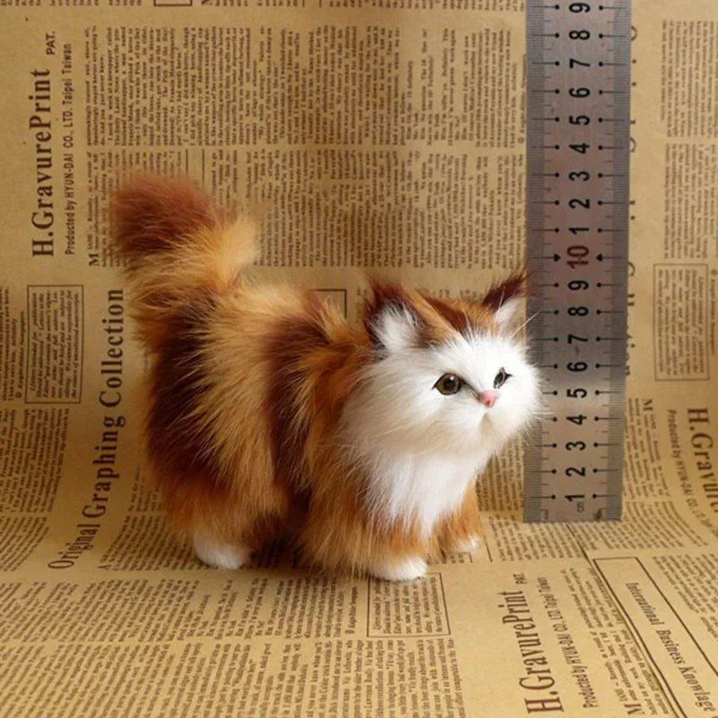 Realistic Cat Plush Toy