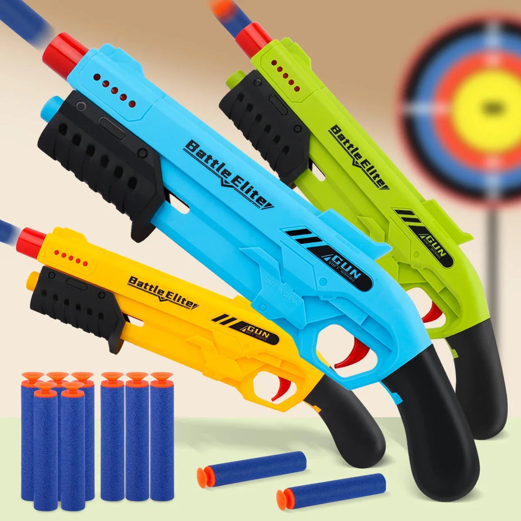 Manual Foam Dart Toy Blaster for Kids