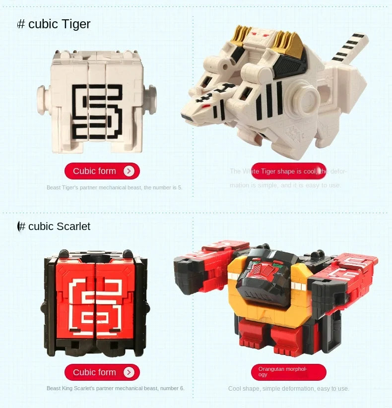 Math Cube Transforming STEM Building Toy