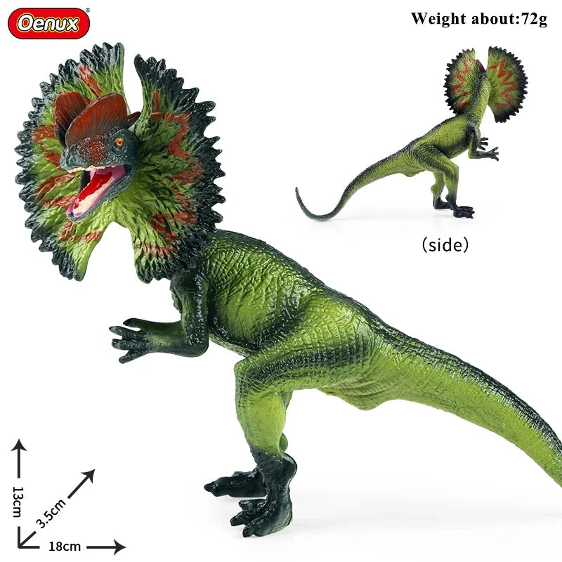 Oenux Jurassic Dinosaur Action Figure Set – 5 Pieces