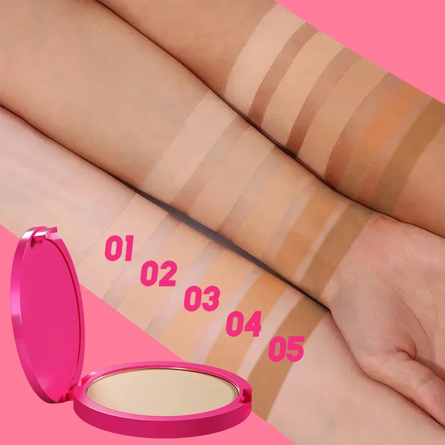 Matte Pressed Powder Foundation Compact