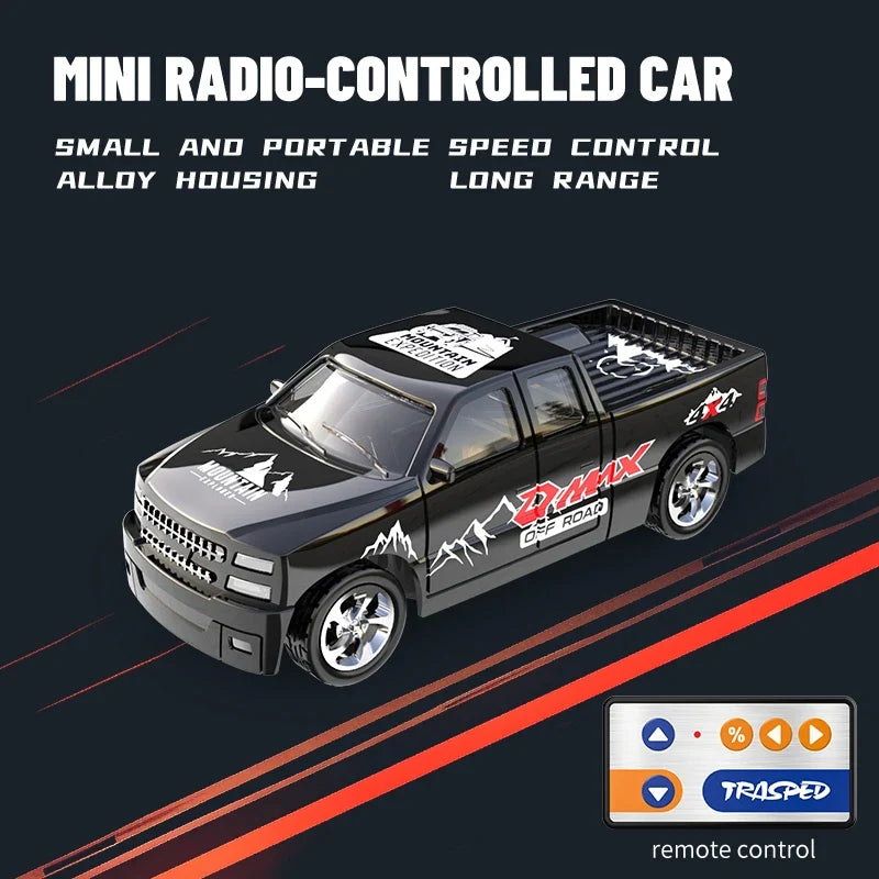 6601 Green 1:64 Mini Alloy RC Car