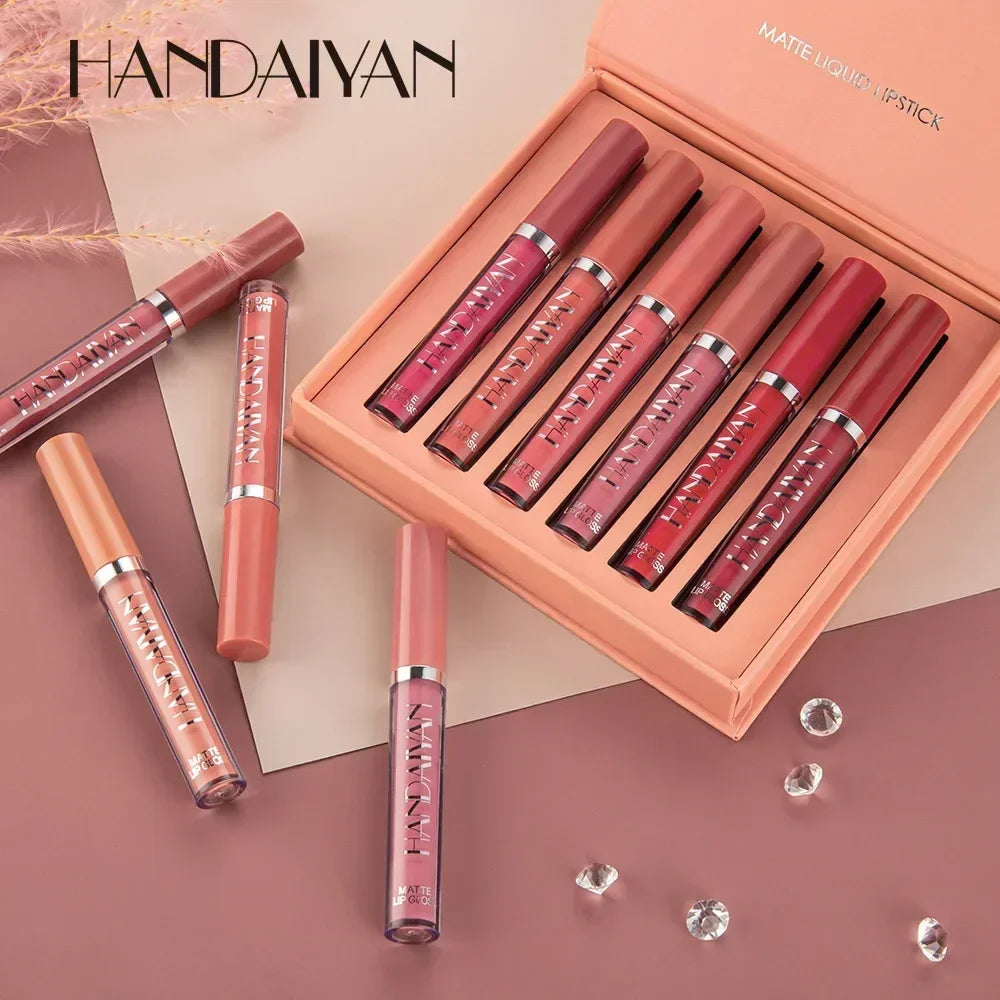 HANDAIYAN Matte Lipstick Set, 6 Pieces