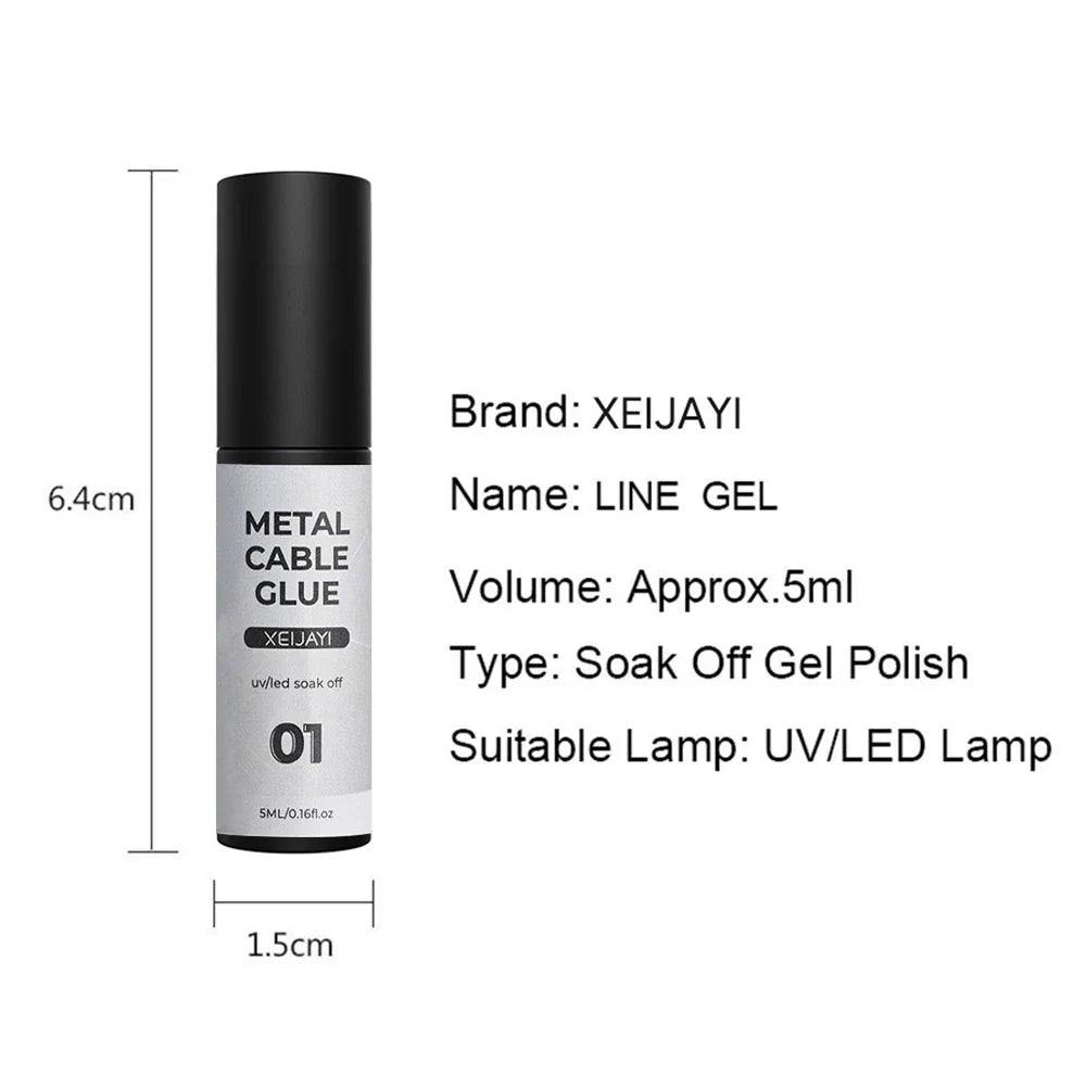 Metallic Nail Art Liner Gel Polish