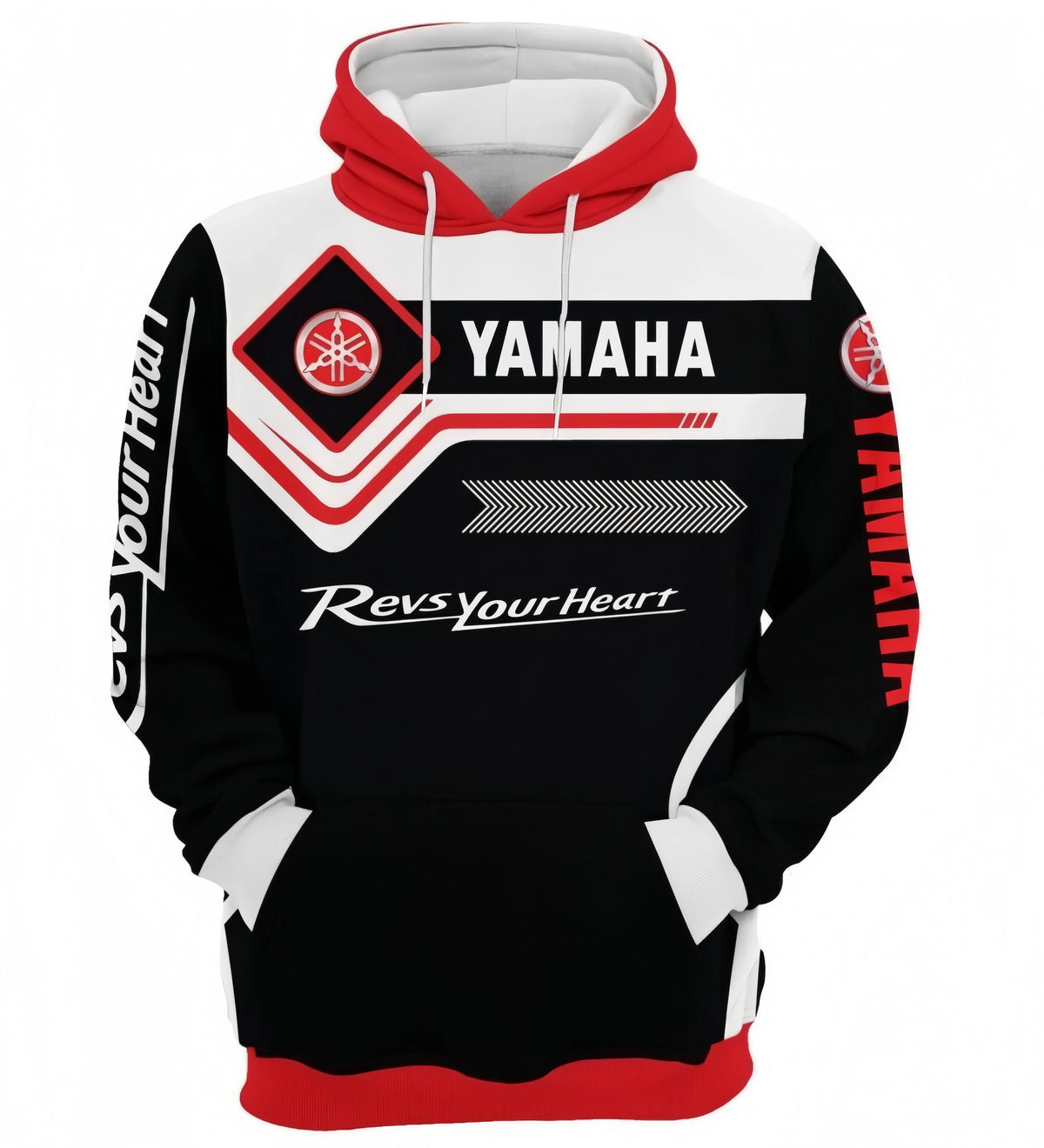 Men's Yamaha Motorcycle Graphic Hoodie