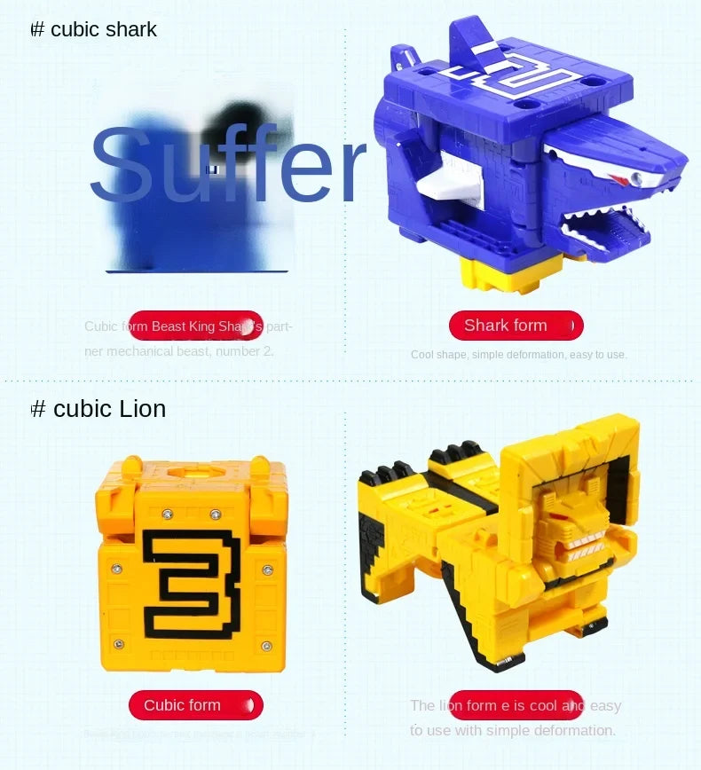 Math Cube Transforming STEM Building Toy