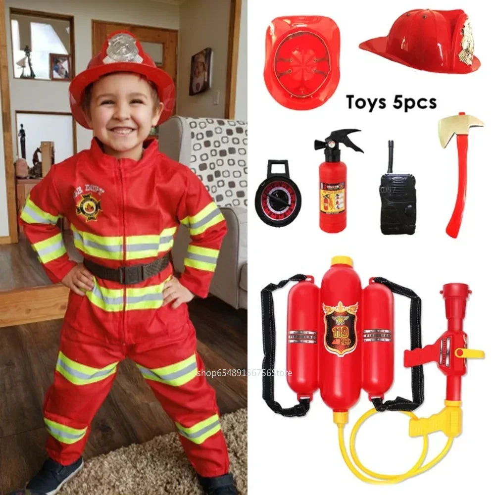 Kids’ Firefighter Role-Play Costume