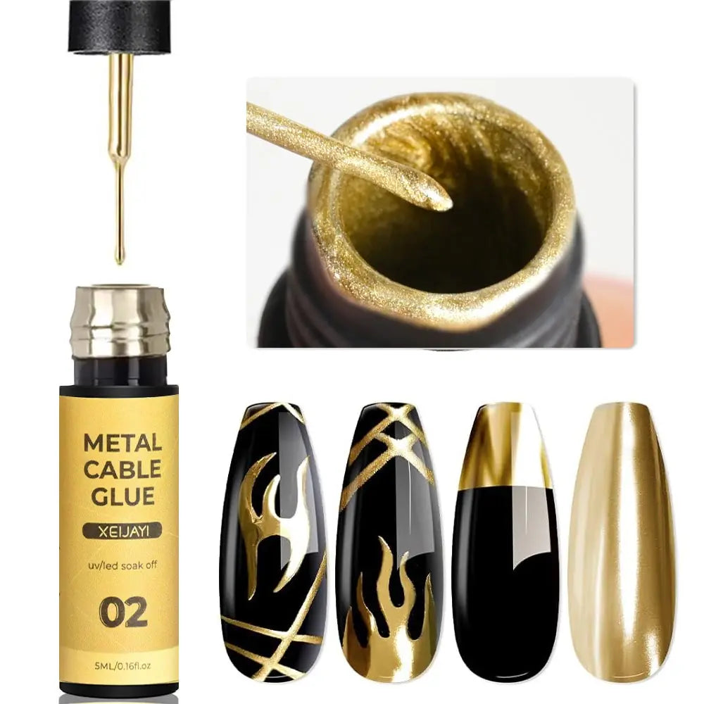 Metallic Nail Art Liner Gel Polish