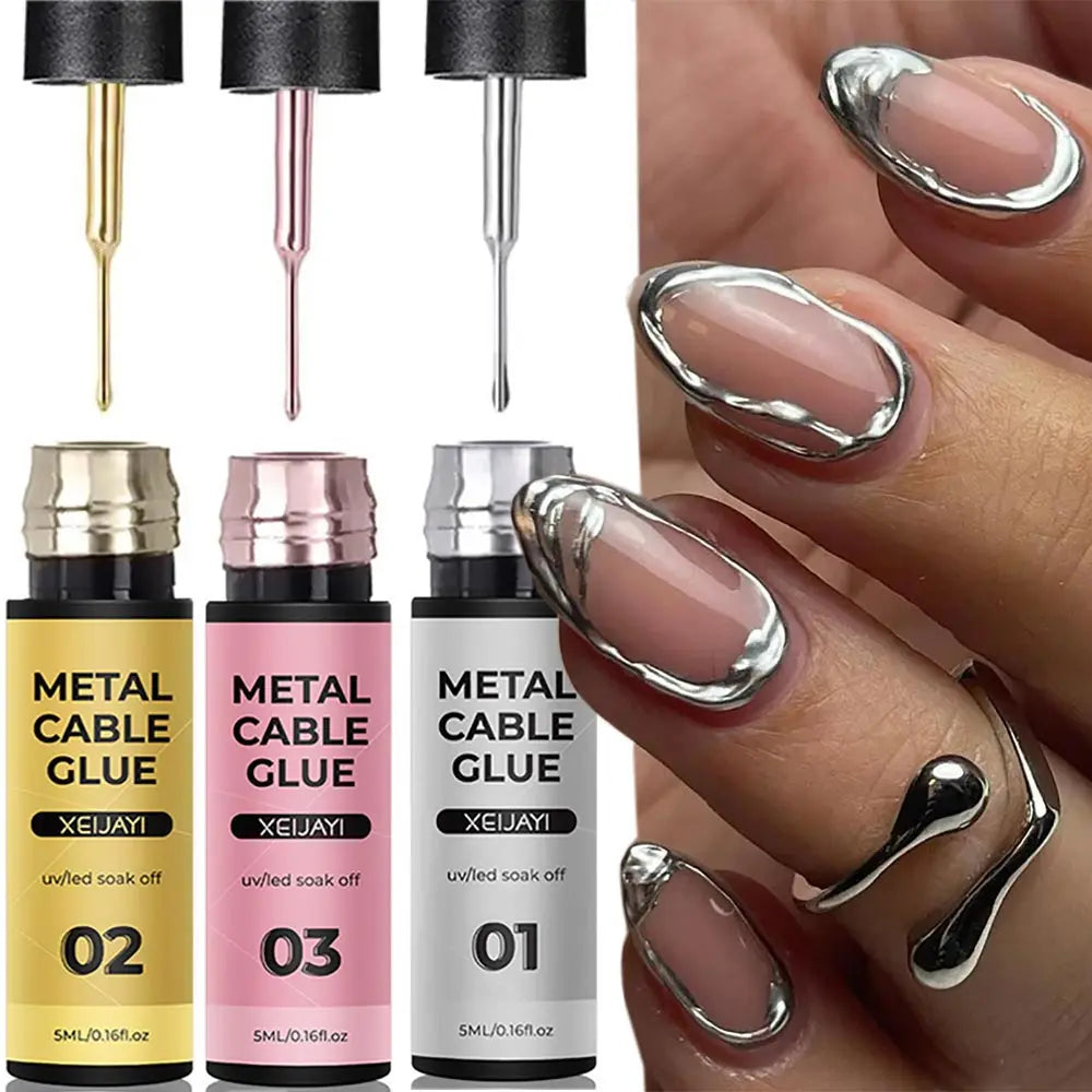 Metallic Nail Art Liner Gel Polish