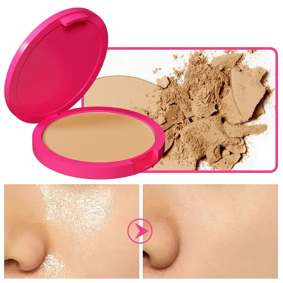 Matte Pressed Powder Foundation Compact