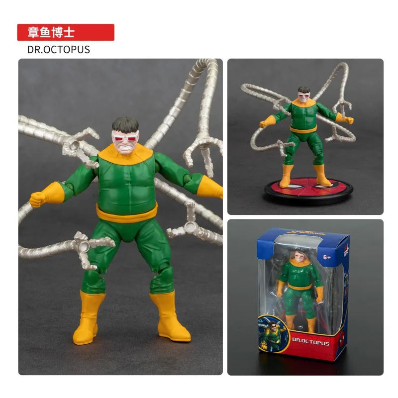 Poseable Superhero Villain Action Figure, 4 Inches