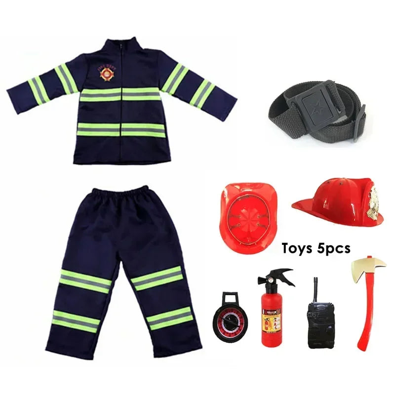 Kids’ Firefighter Role-Play Costume