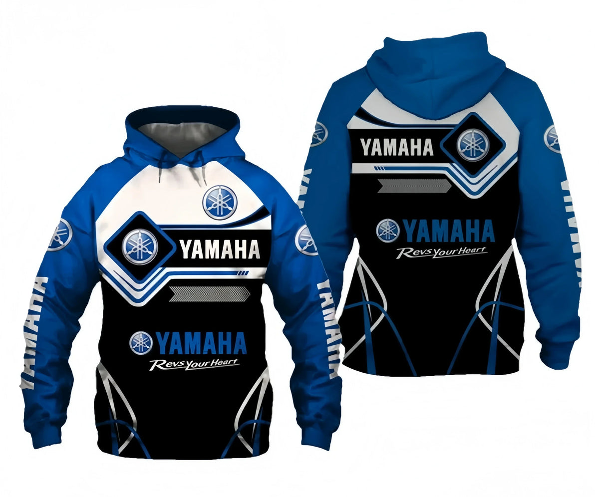 Men's Yamaha Motorcycle Graphic Hoodie