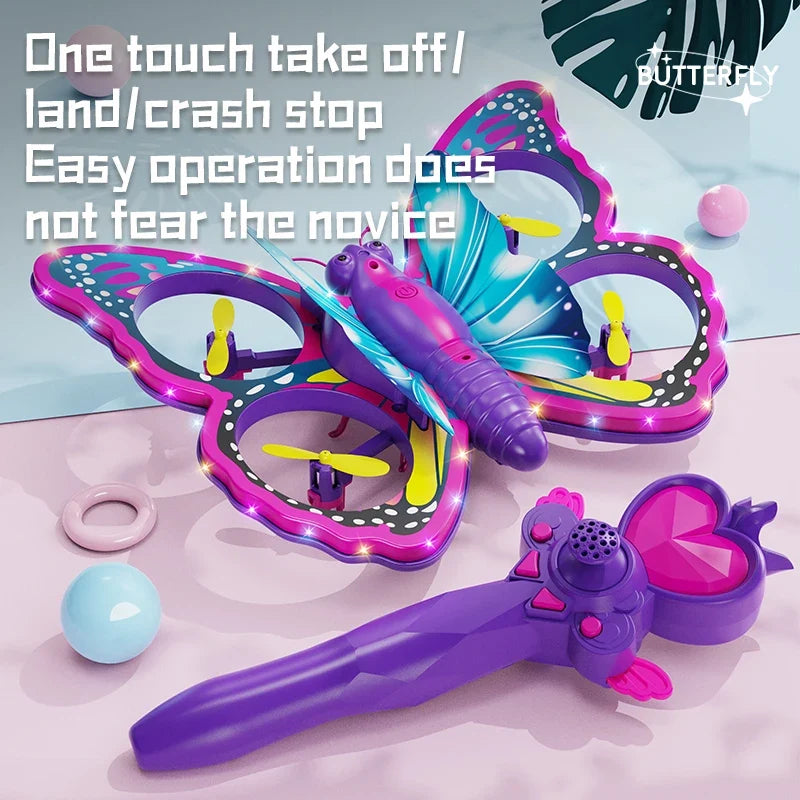 V40 Glitter Butterfly Mini Remote-Control Quadcopter Drone