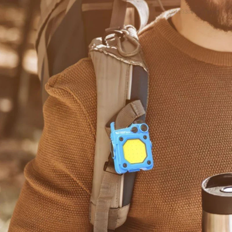 SMILING SHARK Magnetic Clip LED Running & Camping Light