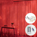 USB LED Curtain Fairy Lights with Remote — 8 Modes