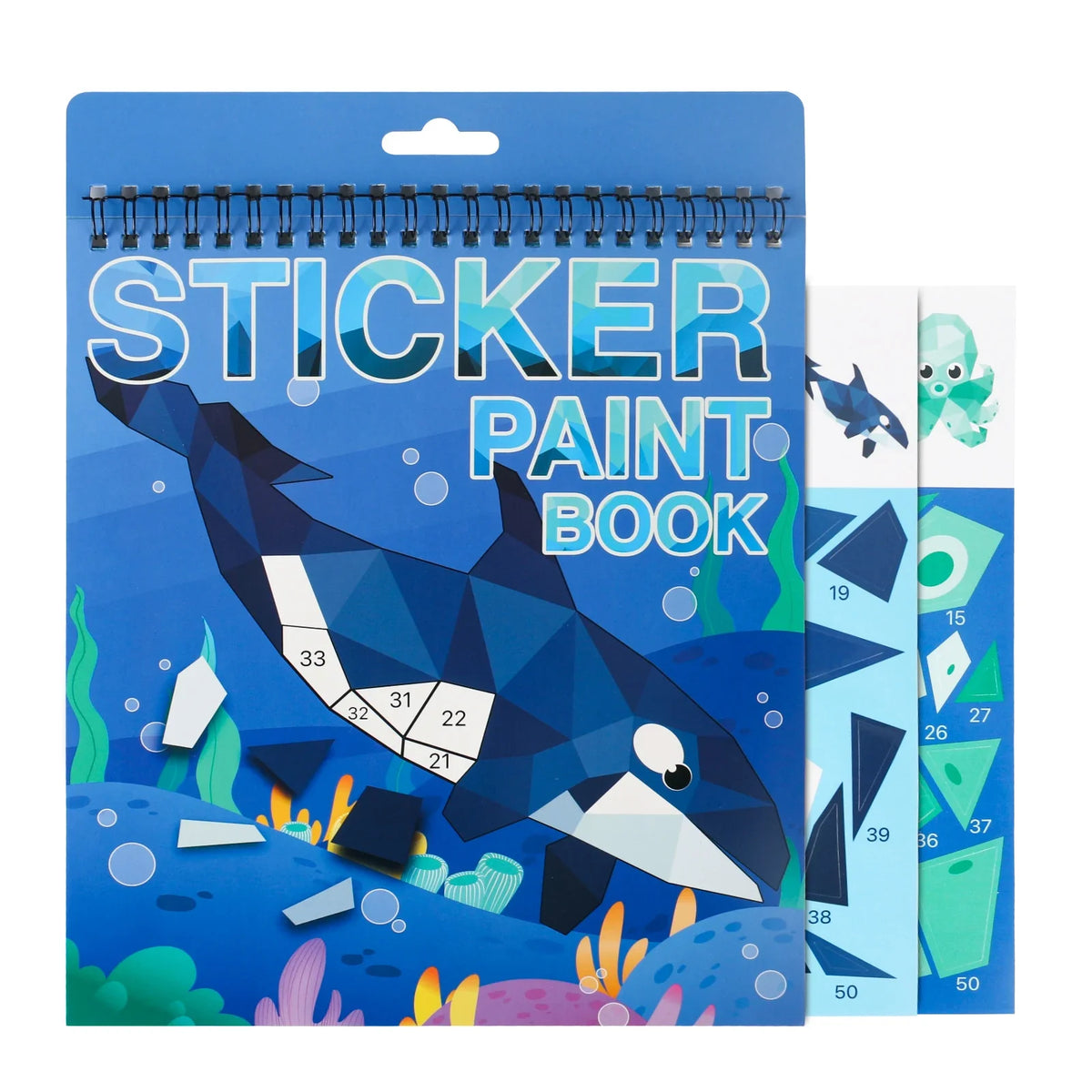 Sticker-by-Number Craft Book for Kids