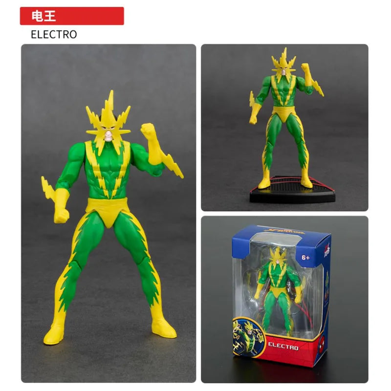 Poseable Superhero Villain Action Figure, 4 Inches