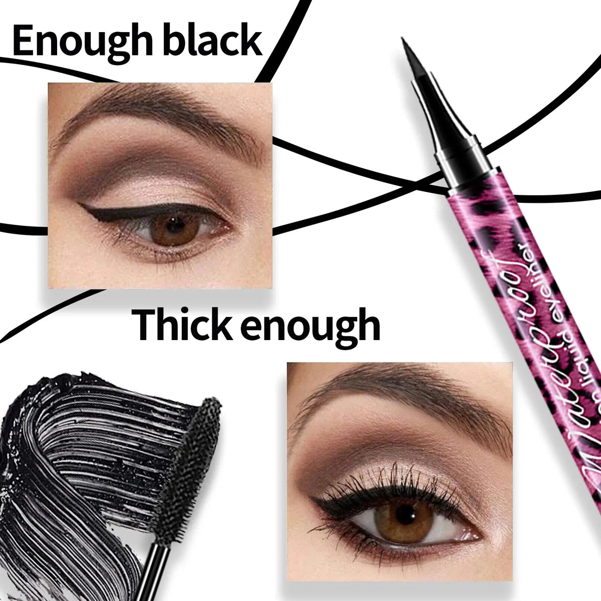 YANQINA Eyeliner and Mascara Set